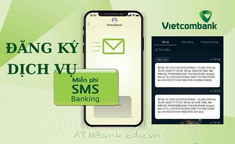 Cách đăng ký SMS Banking Vietcombank qua app mới nhất 2024