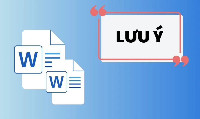 Lưu ý khi lưu file Word