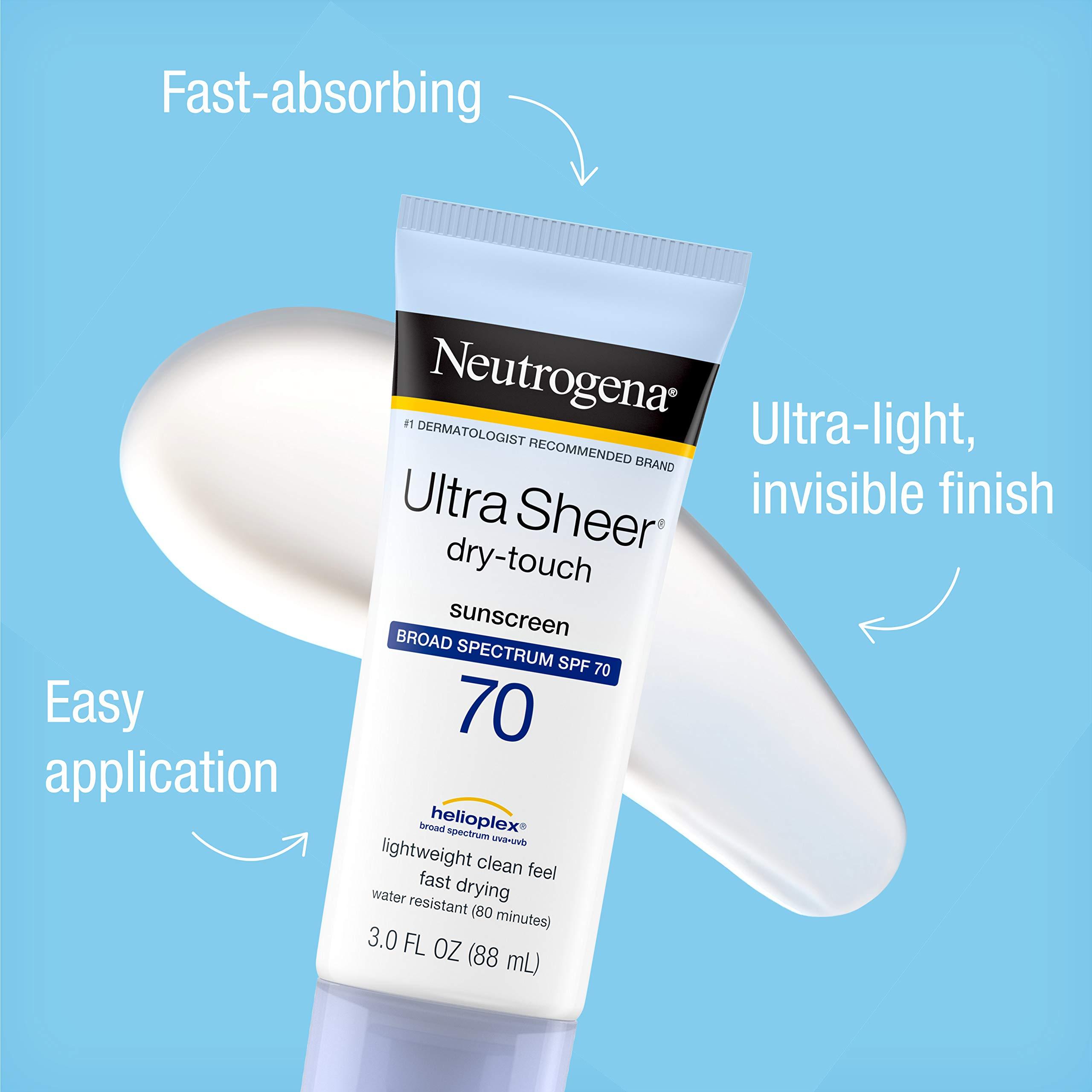 Kem chống nắng Neutrogena Ultra Sheer Dry-Touch Sunscreen Spf 70 - 2007