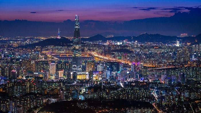 Khung cảnh đầy mê hoặc về đêm ở Seoul