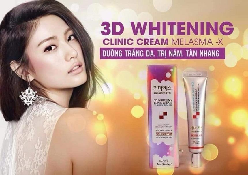Kem dưỡng Melasma-X 3D Whitening Clinic Cream