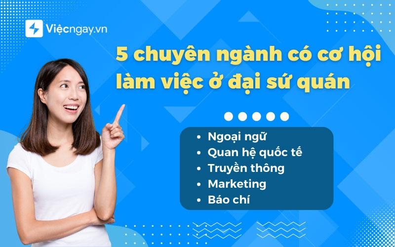 Làm đại sứ quán thì học ngành gì? Kinh nghiệm phỏng vấn hữu ích