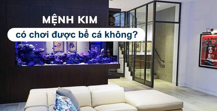 Người mệnh kim có chơi được bể cá không?