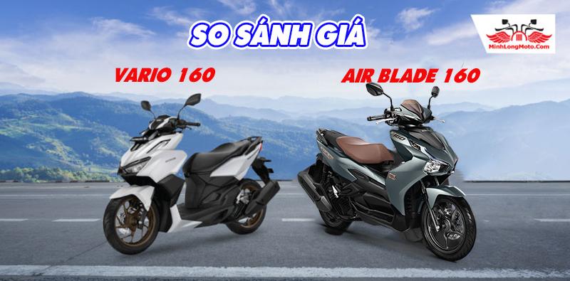 So sánh giá Vario 160 và Air Blade 16