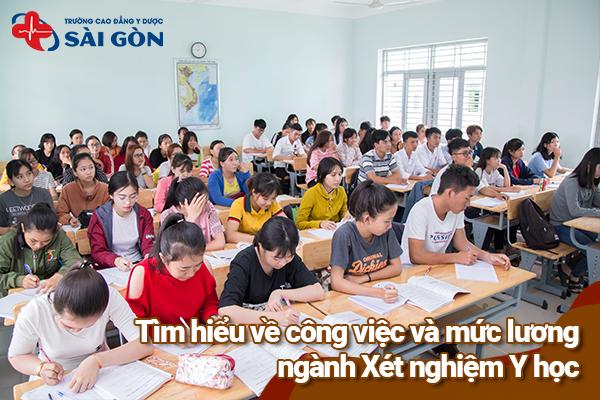 lương ngành xét nghiệm y học