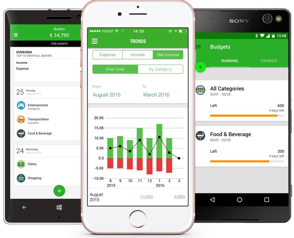 3 ứng dụng điện thoại hữu ích cho  quản lý chi tiêu