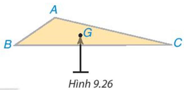 Hãy lấy một mảnh giấy hình tam giác, gấp giấy đánh dấu trung điểm của các cạnh