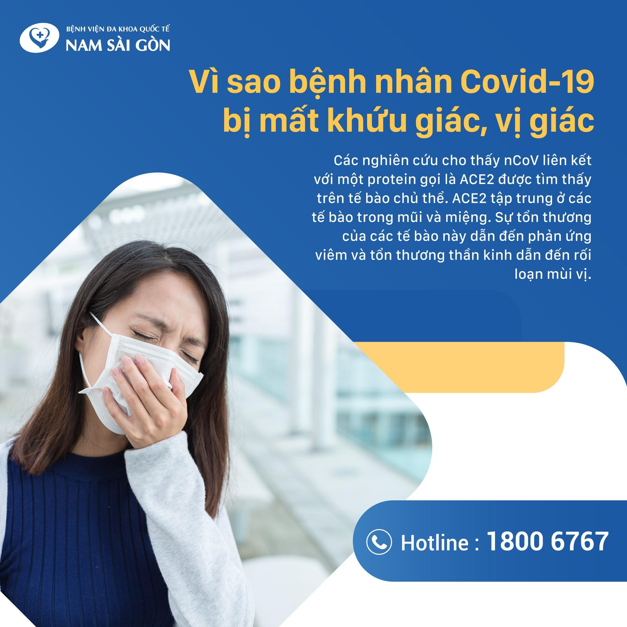 DI CHỨNG HẬU COVID: MẤT KHỨU GIÁC, VỊ GIÁC TỰ KHỎI HAY CẦN ĐIỀU TRỊ?