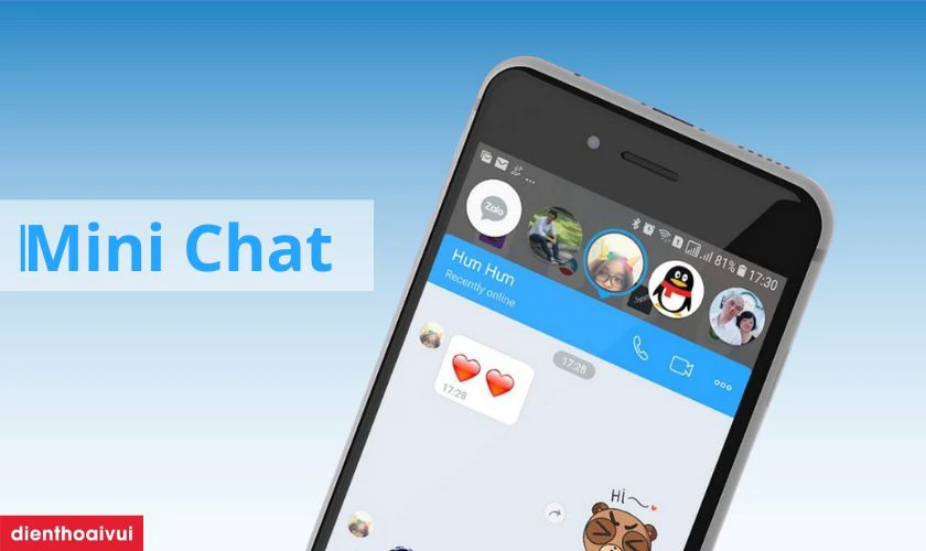 cách bật bong bóng chat