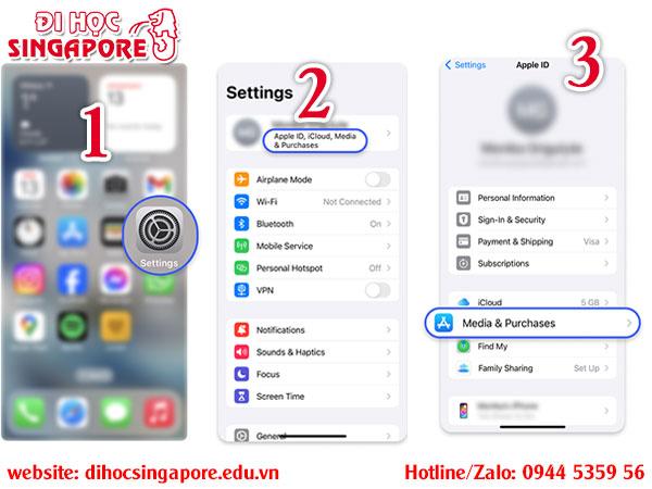 Hướng dẫn cách chuyển vùng Appstore sang Singapore