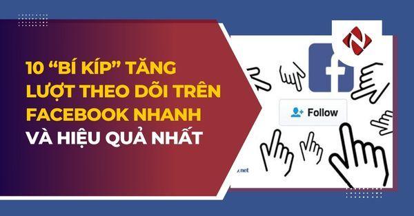 tăng lượt theo dõi trên facebook