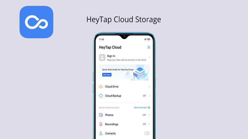 Sử dụng ứng dụng HeyTap Cloud