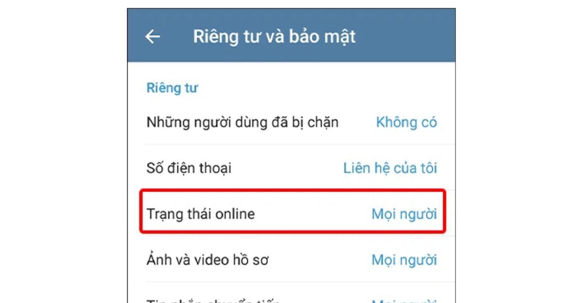 Hướng dẫn cách tắt chế độ online trên Telegram – Limoseo