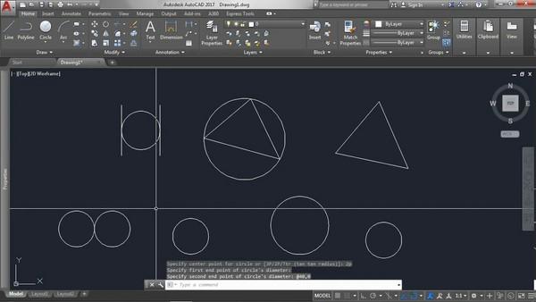 6 cách vẽ đường tròn trong Cad chính xác bằng lệnh Circle