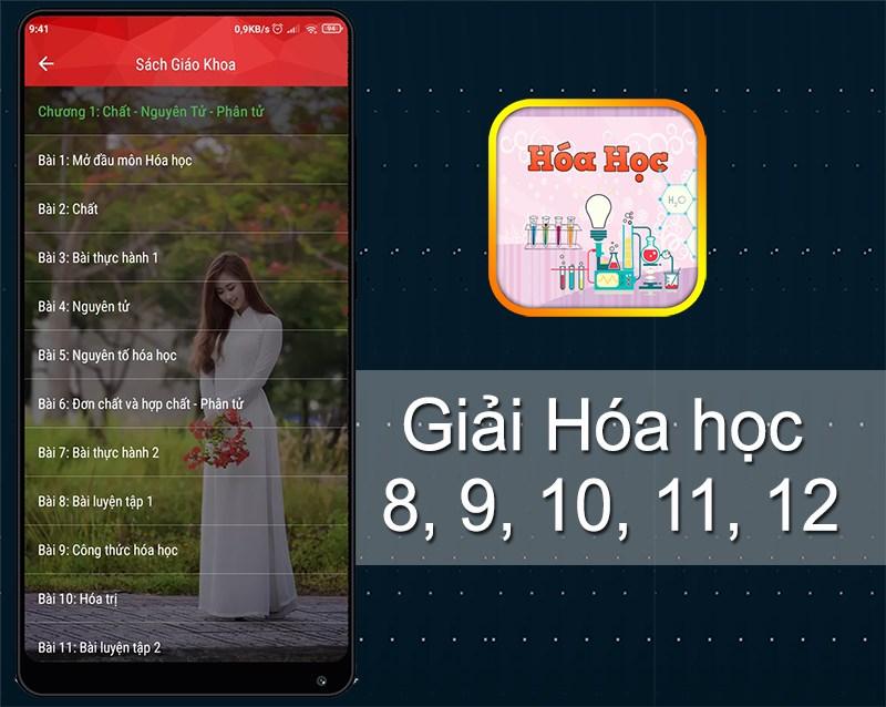 Giải Hóa Học 8, 9, 10, 11, 12 - Giải bài tập Hóa học từ lớp 8 - 12