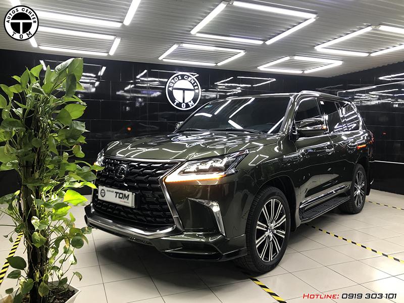 Lexus Lx570 Super Sport 2021 nhập khẩu trực tiếp tại Trung Đông màu nhà binh