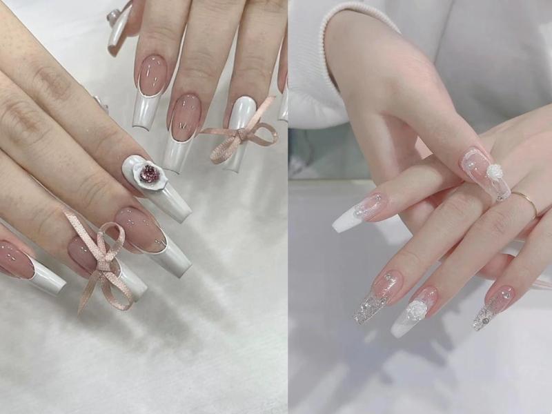 Gợi Ý Những Mẫu Nail Cô Dâu Đẹp Cuốn Hút Nhất