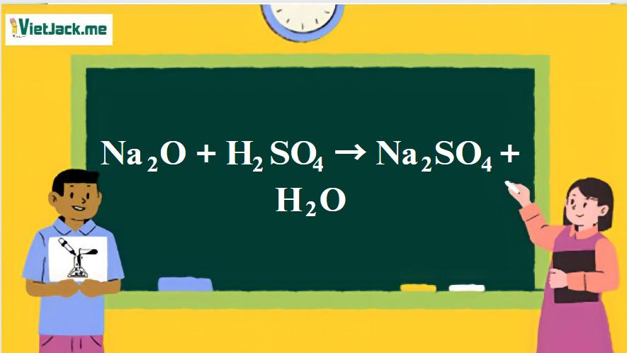 Na2O + H2SO4 → Na2SO4 + H2O | Na2O ra Na2SO4 | H2SO4 ra Na2SO4