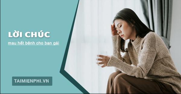 Những lời chúc dễ thương để nàng sớm bình phục