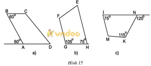 Giải bài tập SGK Toán lớp 8 bài 2: Hình thang