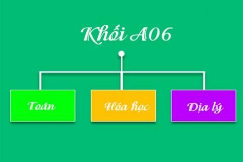 Khối A6 ( A06 ) bao gồm những môn thi nào và ngành nào?