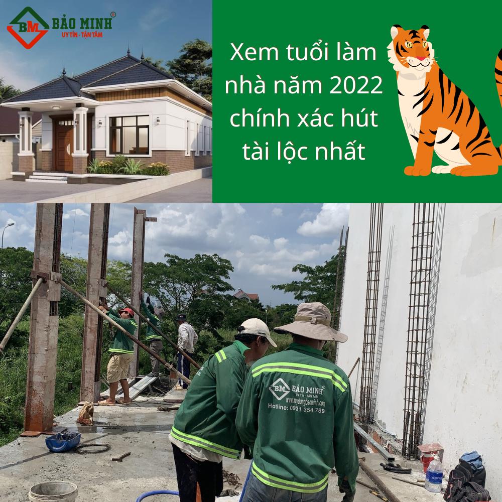 Xem tuổi làm nhà năm 2022 chính xác nhất