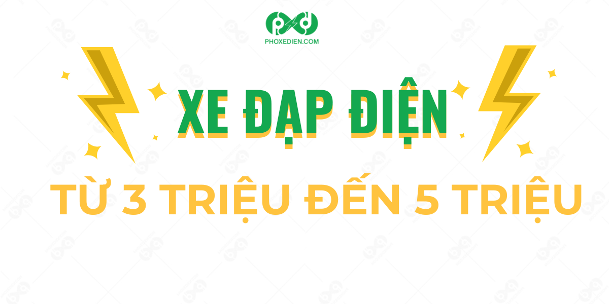 Top 5 mẫu xe đạp điện giá từ 3 đến 5 triệu chất lượng giá rẻ 2024