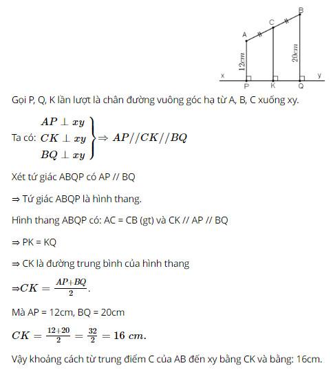 Bài 20, 21, 22, 23, 24, 25 trang 79, 80 SGK Toán 8 tập 1 -  Đường trung bình của tam giác, của hình thang