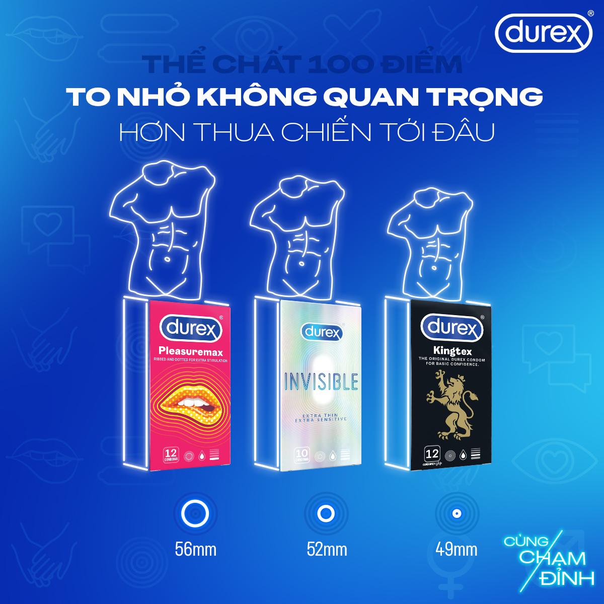 Đâu là loại bao cao su Durex được các anh chàng yêu thích nhất