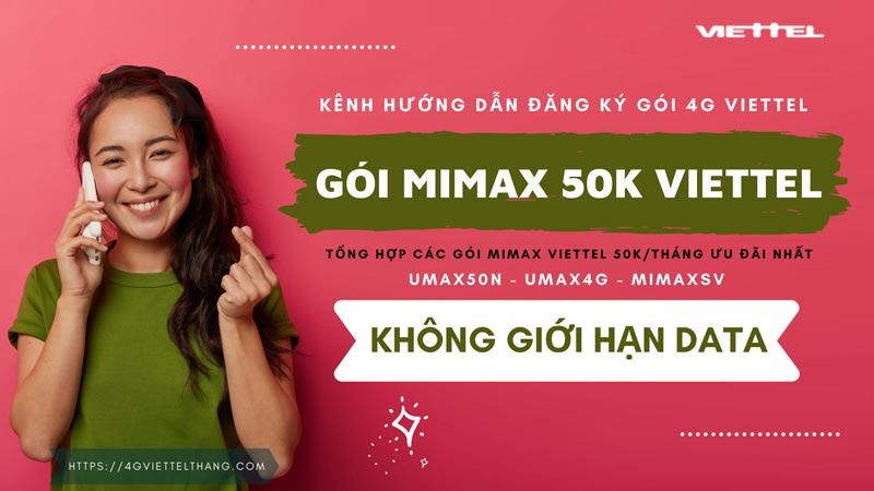 Gói mimax 50k viettel 2021