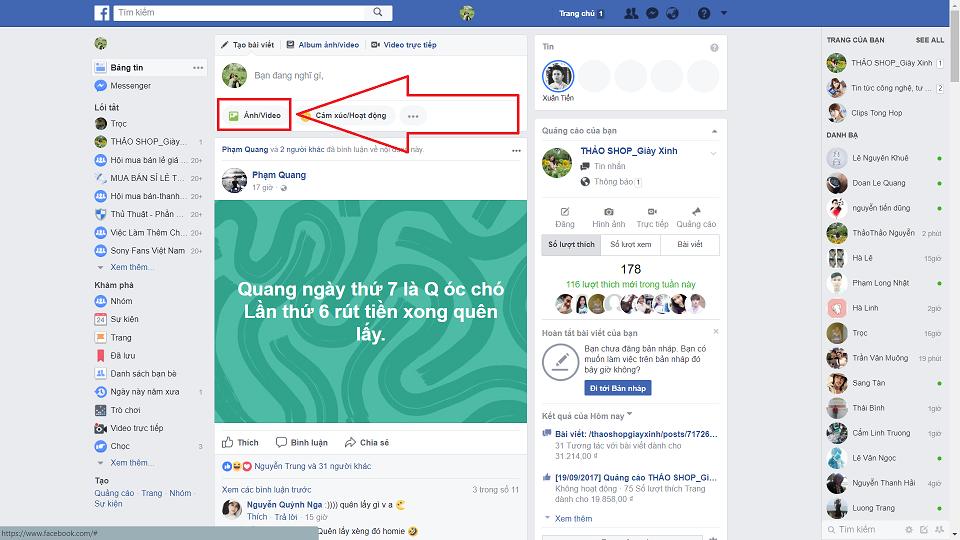 Cách đăng nhiều ảnh lên tường Facebook một lần bạn đã biết chưa?