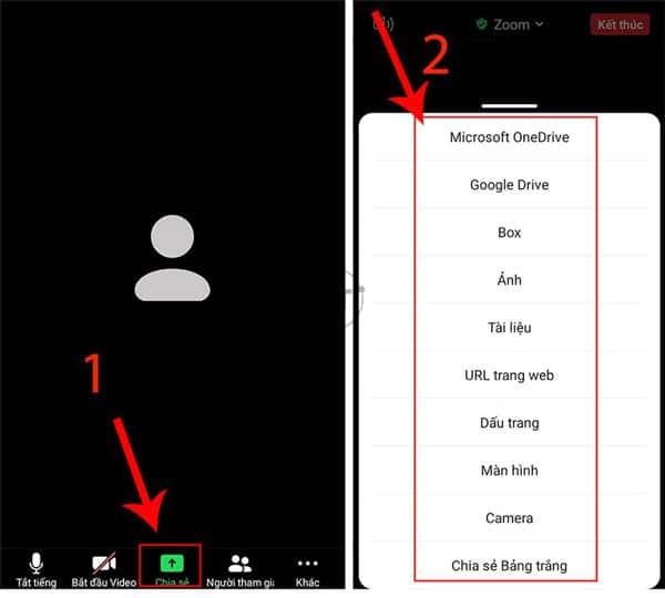 Cách chia sẻ màn hình trên Zoom trên điện thoại