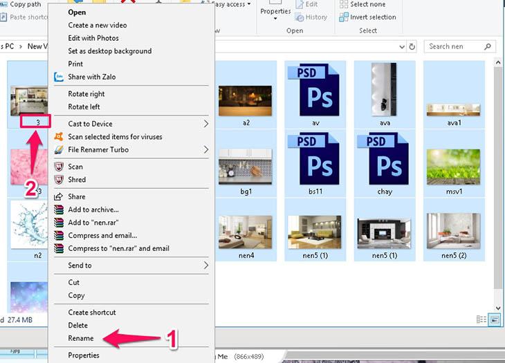 Mách bạn cách đổi tên file hàng loạt trên máy tính cực dễ