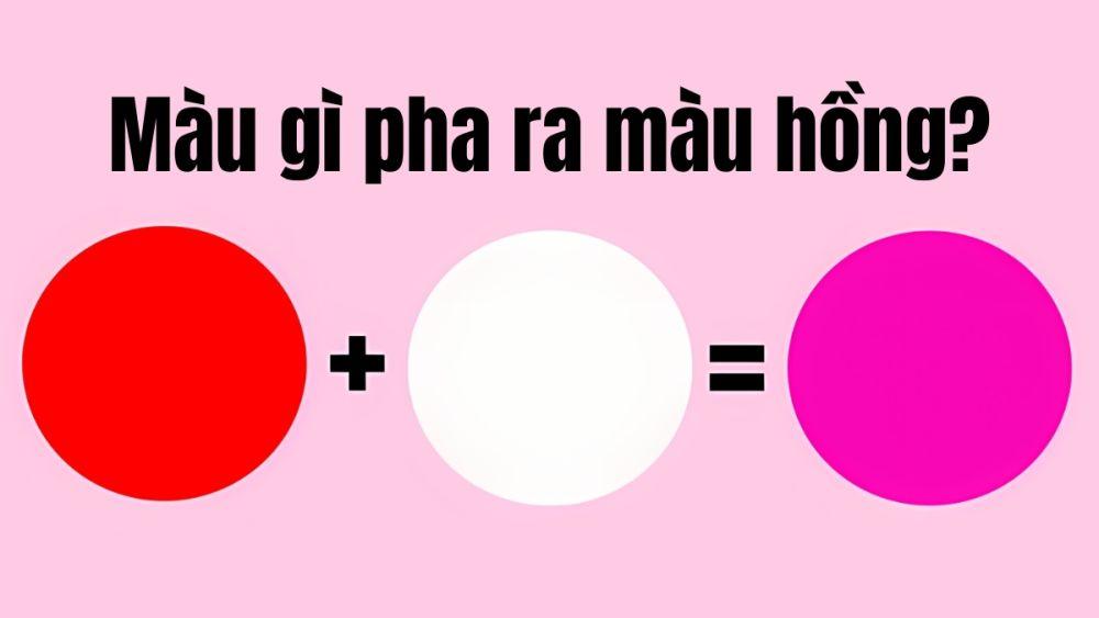 Màu hồng pha từ màu gì? Cách pha màu hồng chuẩn tone