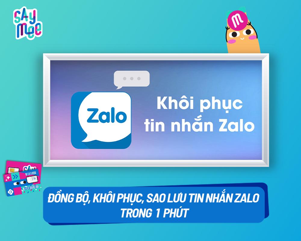 Cách sao lưu tin nhắn Zalo