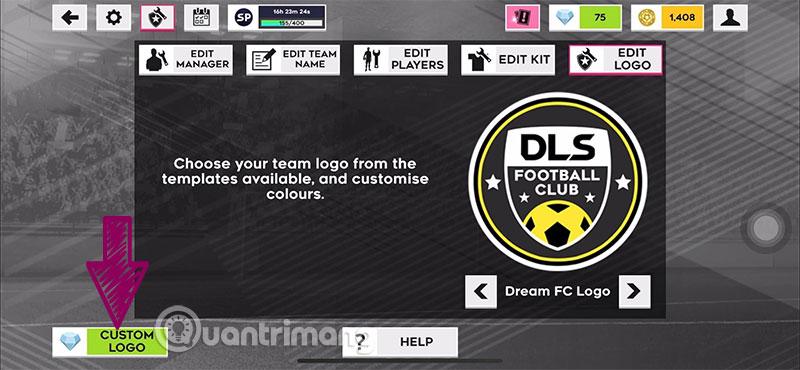 Cách đổi logo đội bóng DLS 2022, đổi logo Dream League Soccer 2022