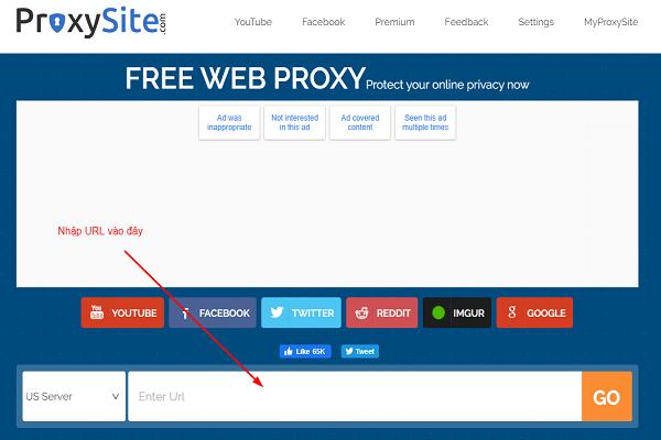 Cách vào trang web nước ngoài khi bị chặn