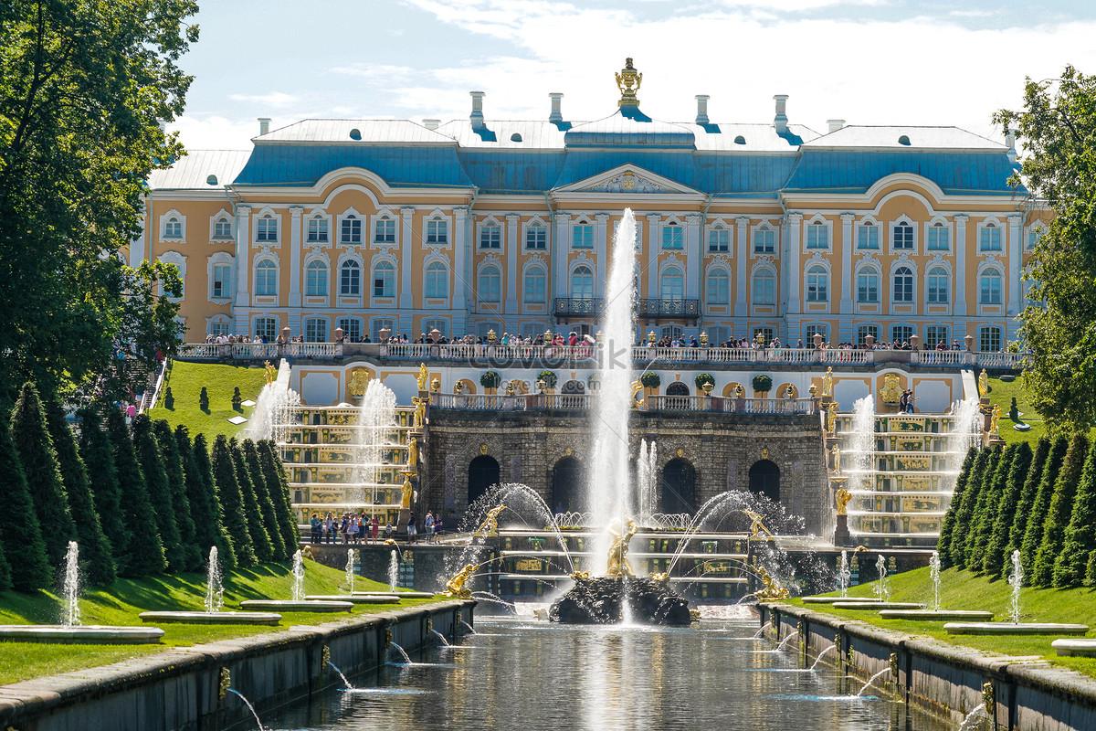 Summer Palace In St Petersburg Russia Picture And HD Photos | Free Download On Lovepik