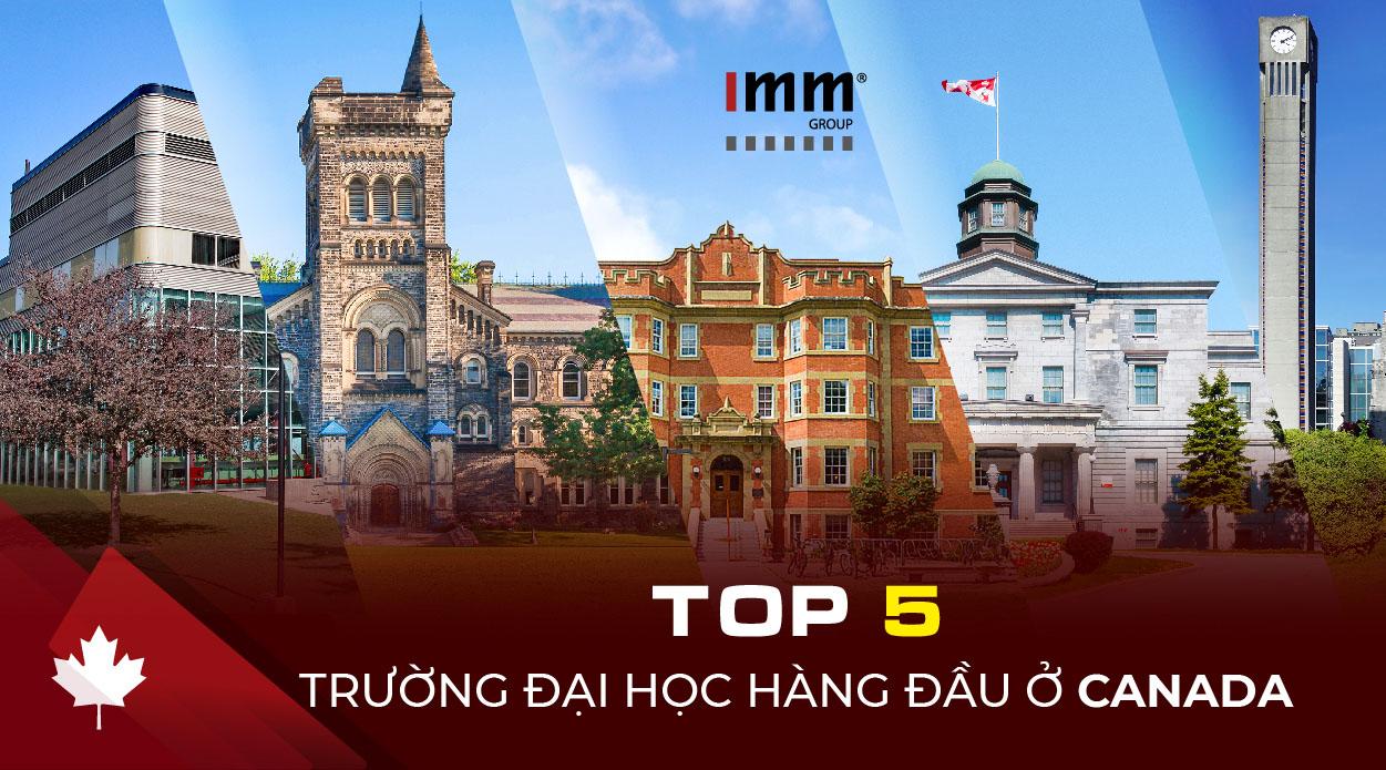 Top 5 trường đại học hàng đầu ở Canada