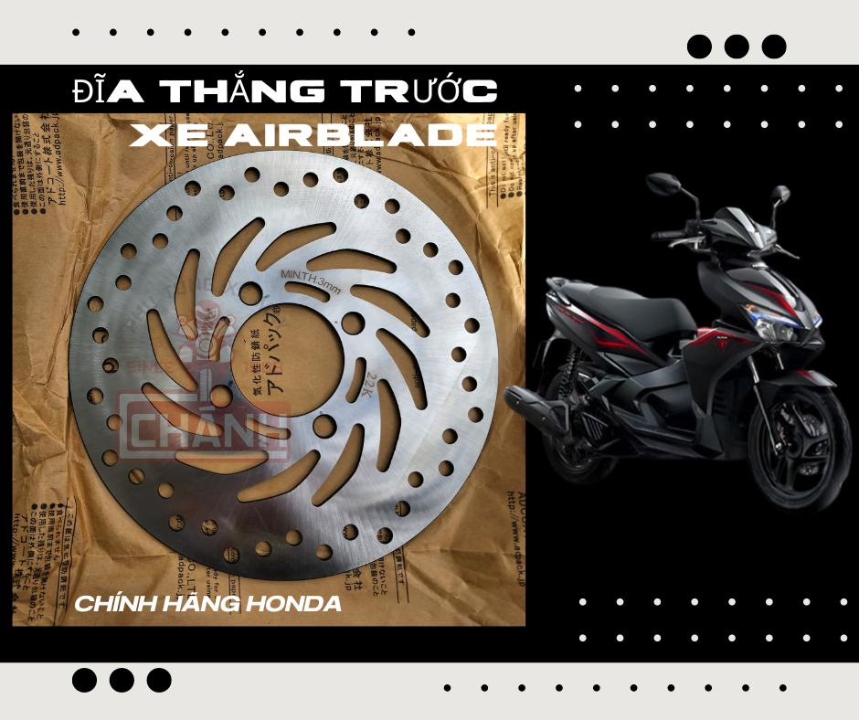 Đĩa thắng/ phanh trước xe Airblade chính hãng Honda