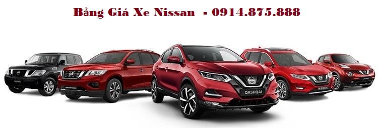 BẢNG GIÁ XE NISSAN