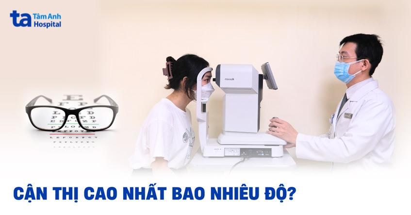 cận nặng nhất là bao nhiêu độ