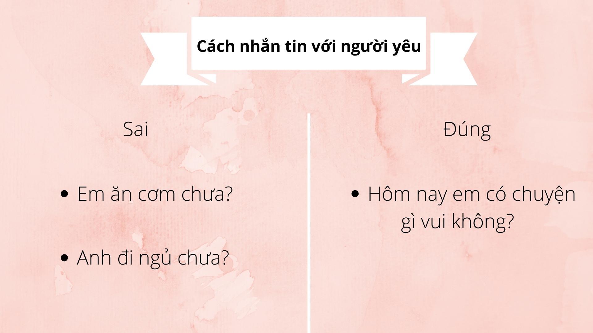 5 cách nhắn tin với người yêu trở nên thú vị