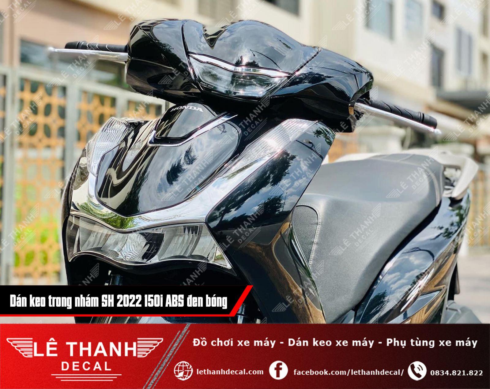 Dán keo trong nhám Honda SH 150i ABS đen bóng