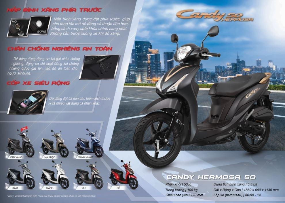 Xe Máy Kymco Candy Hermosa 50cc 2024