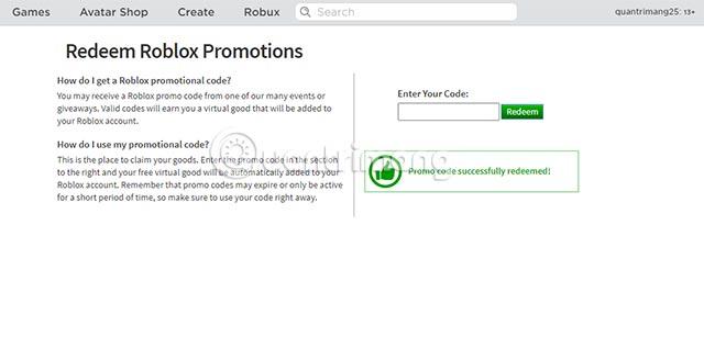 Code Roblox mới nhất tháng 10 và cách nhập Roblox Promo Code 2024