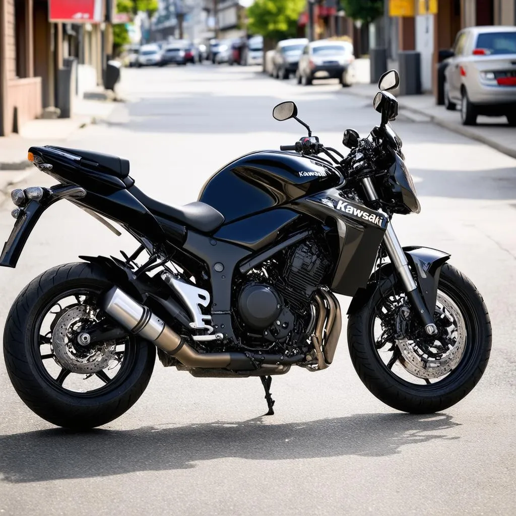 Xe Kawasaki Z1000 cũ màu đen