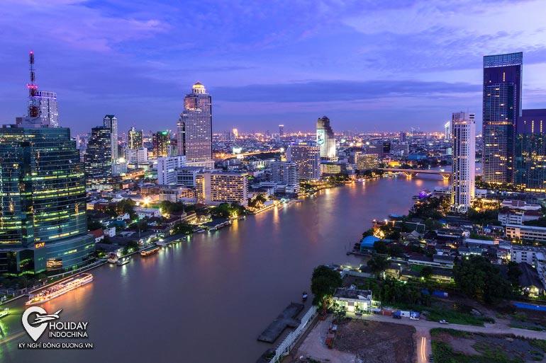 chao phraya bangkok thái lan