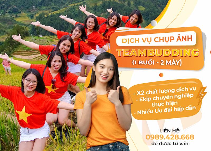 chụp ảnh team building