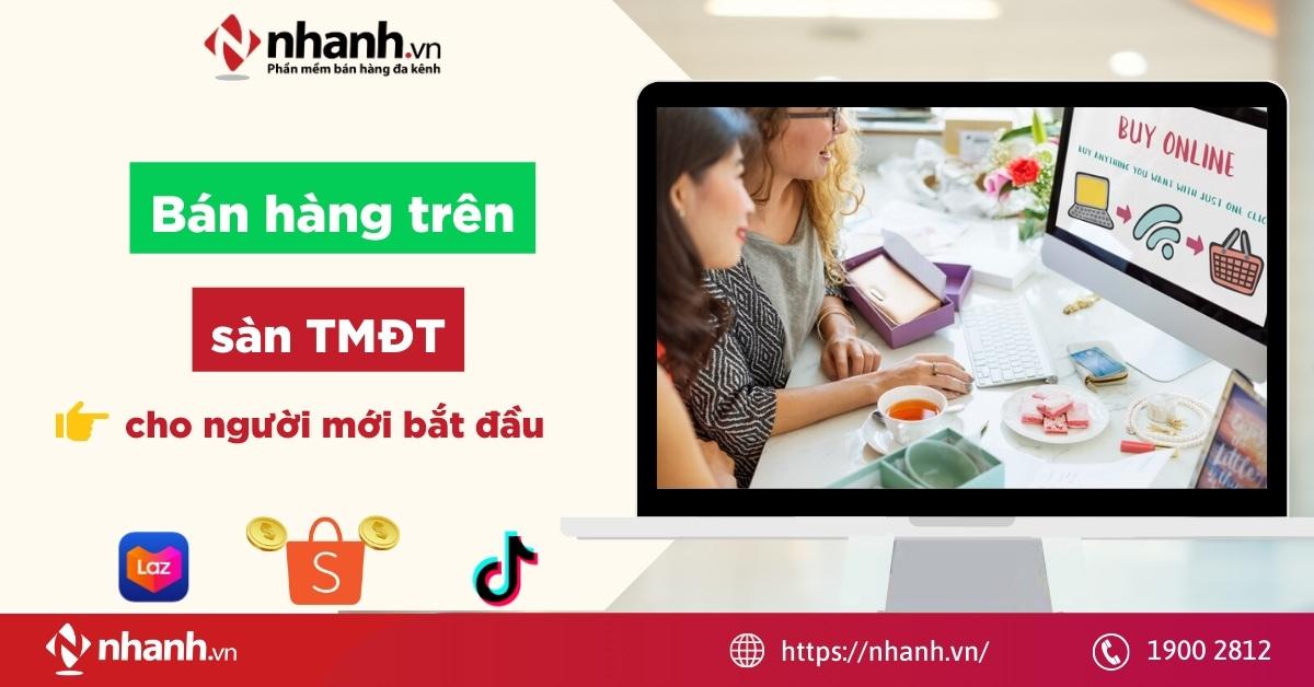 bán hàng trên sàn TMĐT cho người mới bắt đầu